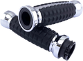 Grenade Grips Chrome For Harley Davidson