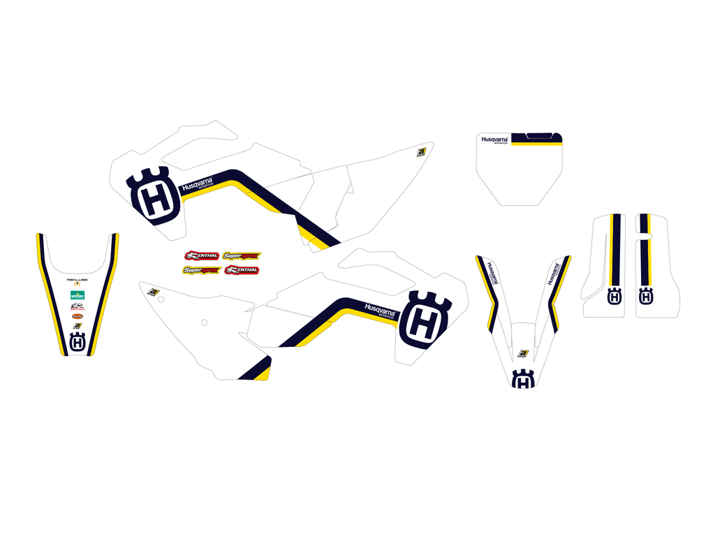 Retro-Grafik-Kit für Husqvarna FC/TC 23