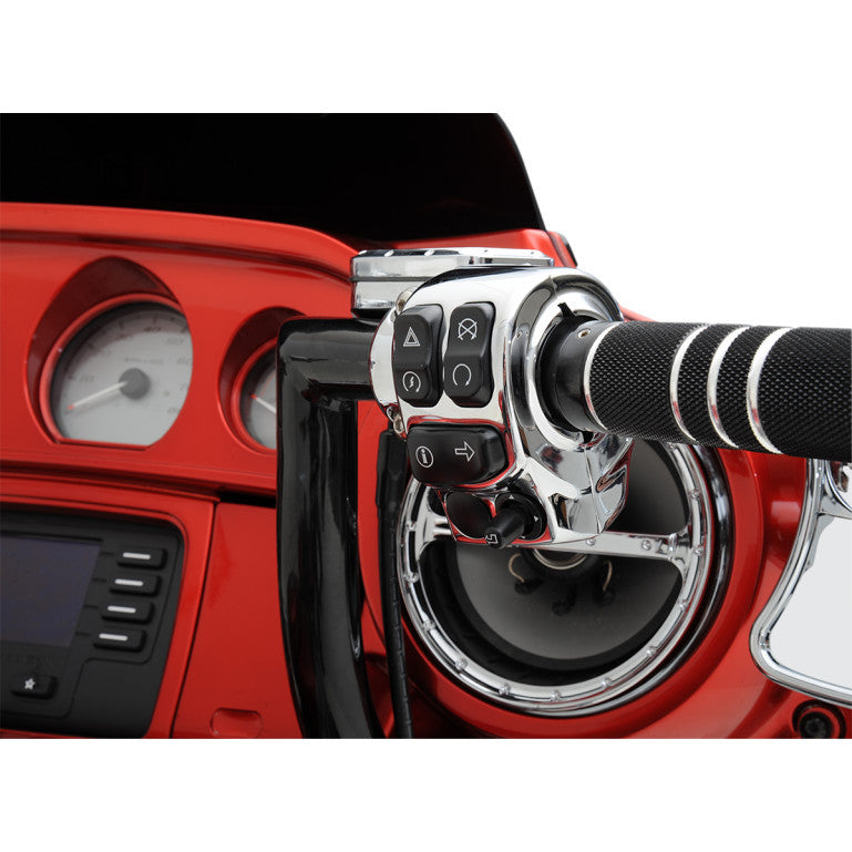 Switch Housings For Harley-Davidson® Touring Chrome Switch Housing Kit