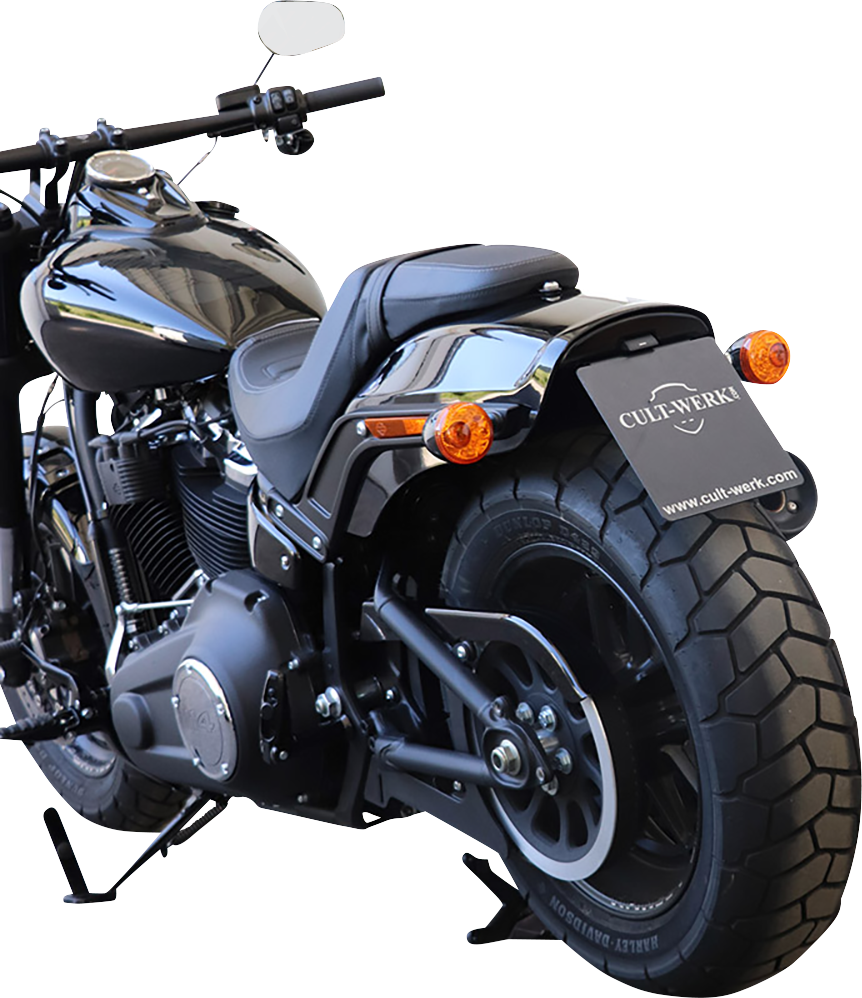 Porta Matricula Central Para Harley Davidson