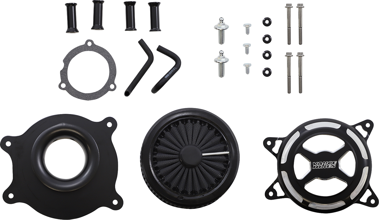 VO2 X Air Intakes Black Contrast For Harley Davidson