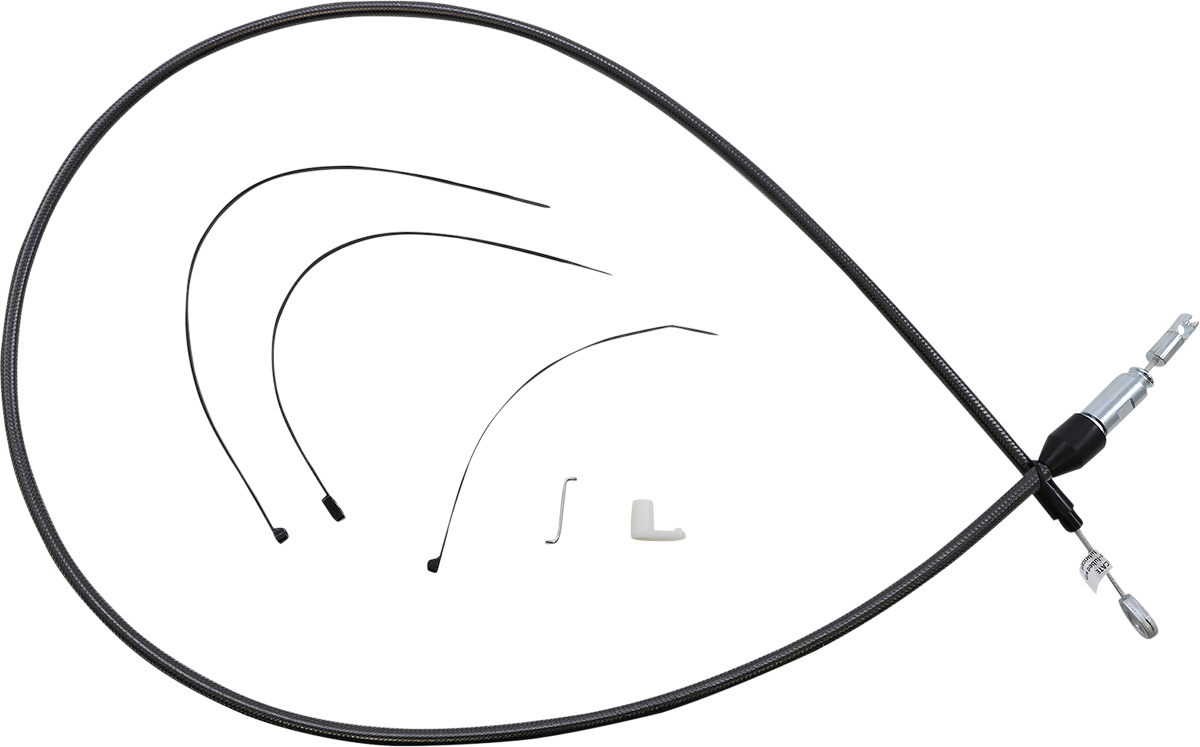 Geflochtene obere Kupplungskabel mit Schnellanschluss, alternative Länge für Harley Davidson