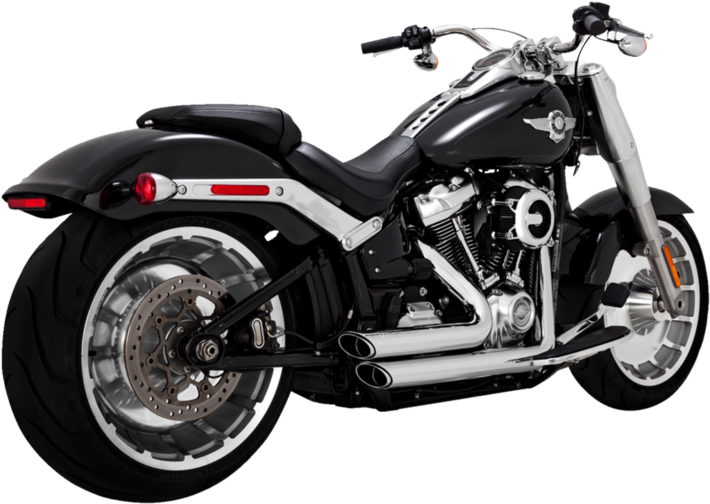 Sistema De Escape Escalonado Shortshots Cromado Para Harley Davidson