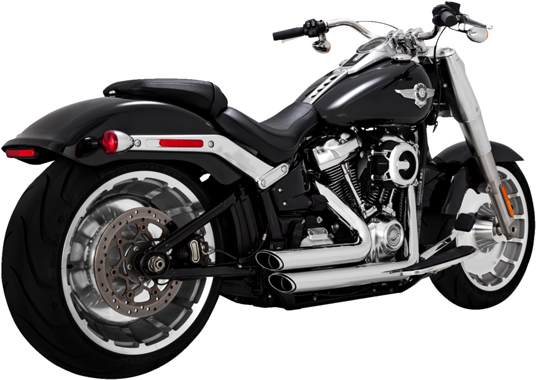 Sistema De Escape Escalonado Shortshots Cromado Para Harley Davidson