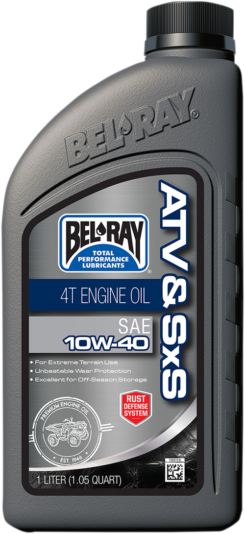 Aceite Motor 10W-40 Bel-Ray ATV & SxS Mineral 4T Engine Oil