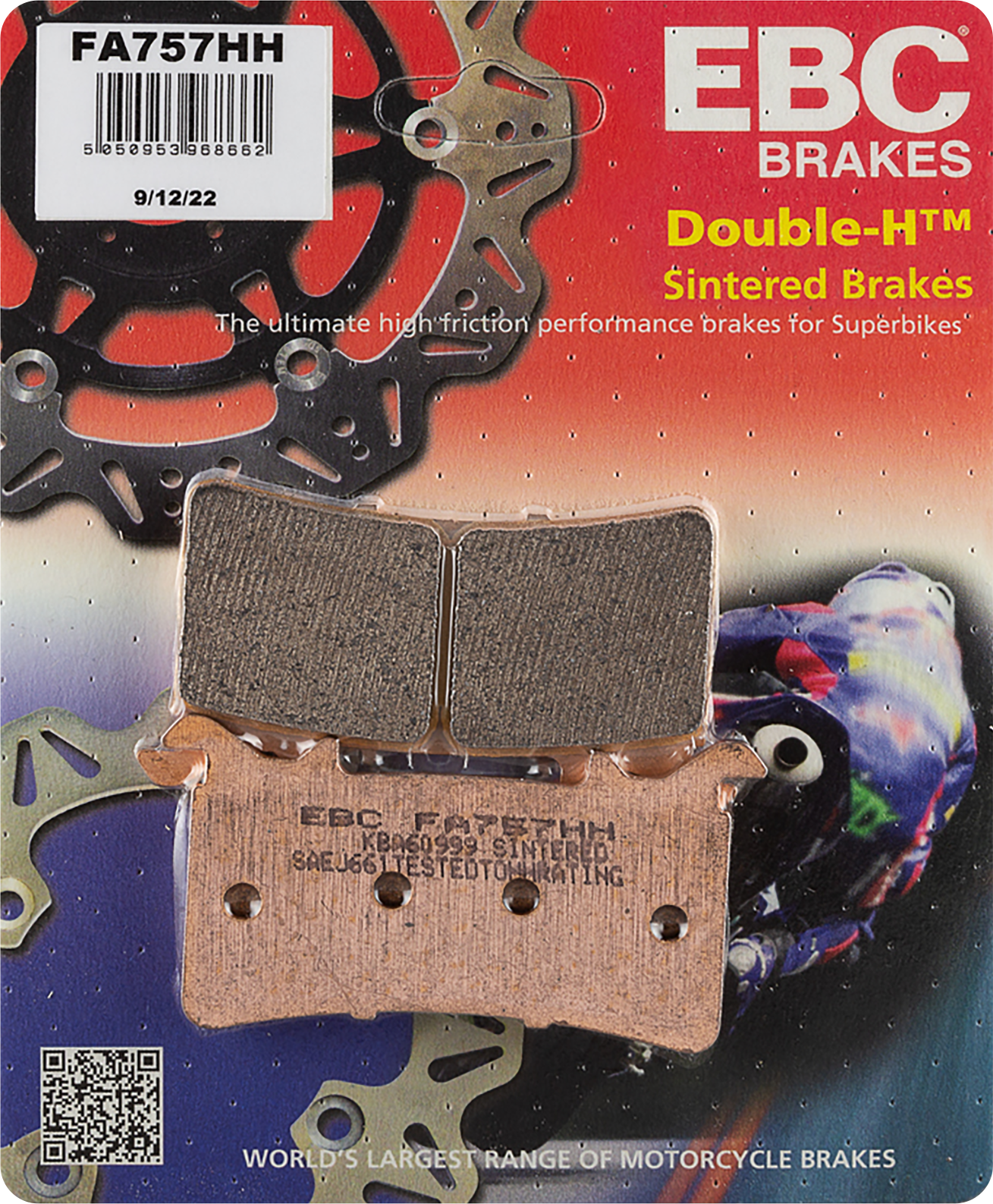 Pastilla De Freno Doble-H Parte Delantera Para BMW M 1000 RR 21-22