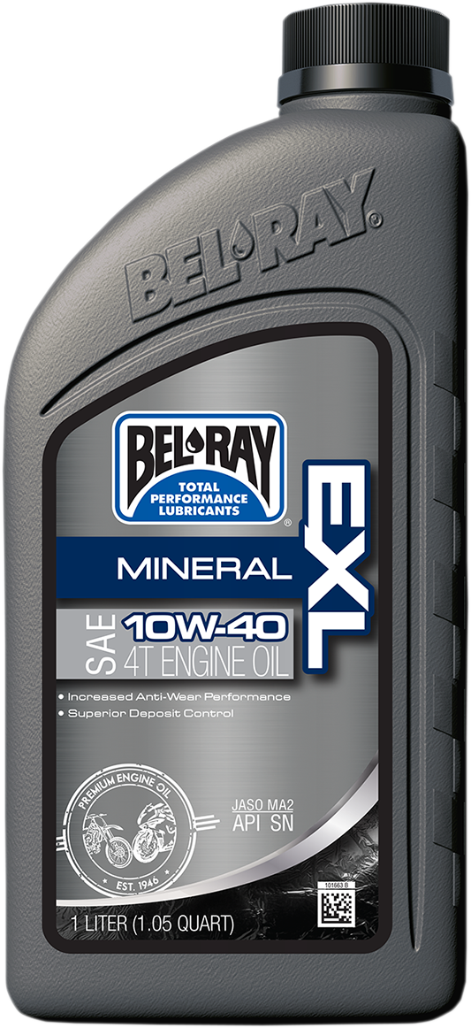 Aceite Motor 10W-40 Bel-Ray EXL Mineral 4T Motorcycle Engine Oil
