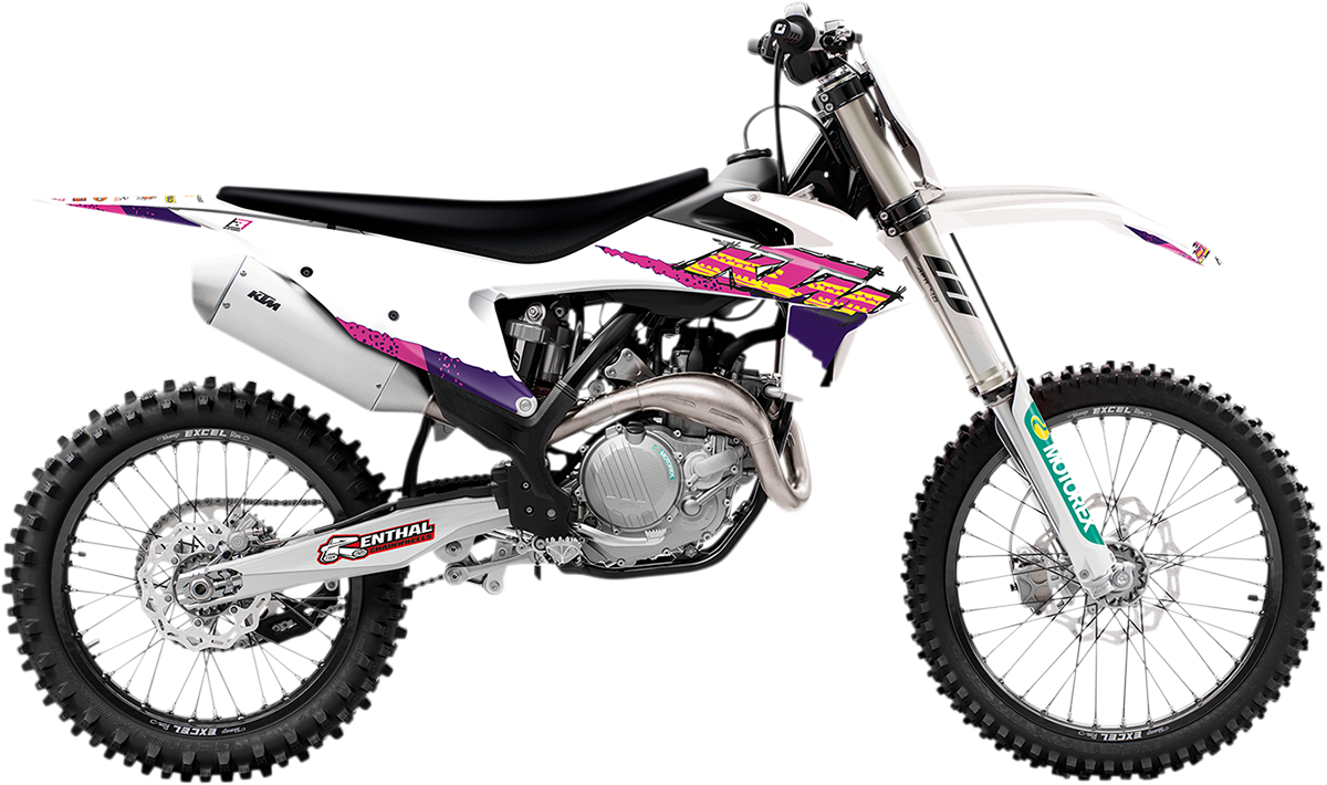 Retro Graphic Kits With Seat Covers For KTM EXC 20-22 - SX/SXF 19-22