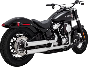 Eliminator 300 Chrome Slip-On Mufflers for Harley Davidson