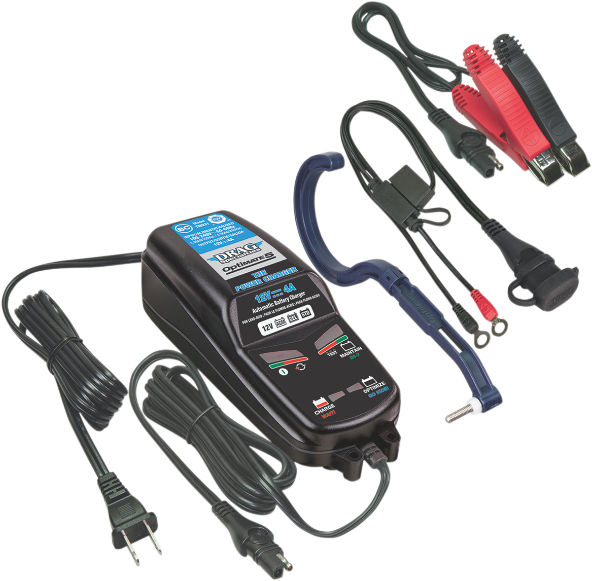Optimate 5 Drag Specialties Smart Battery Charger and Maintainer