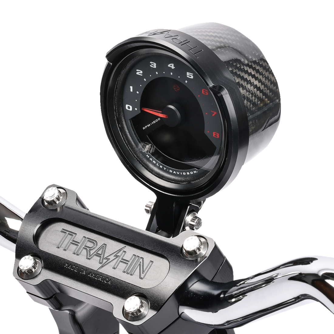 Schwarze Softail-Messgeräte-Umbausätze