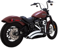 Sistema De Escape Big Radius Cromado Para Harley Davidson