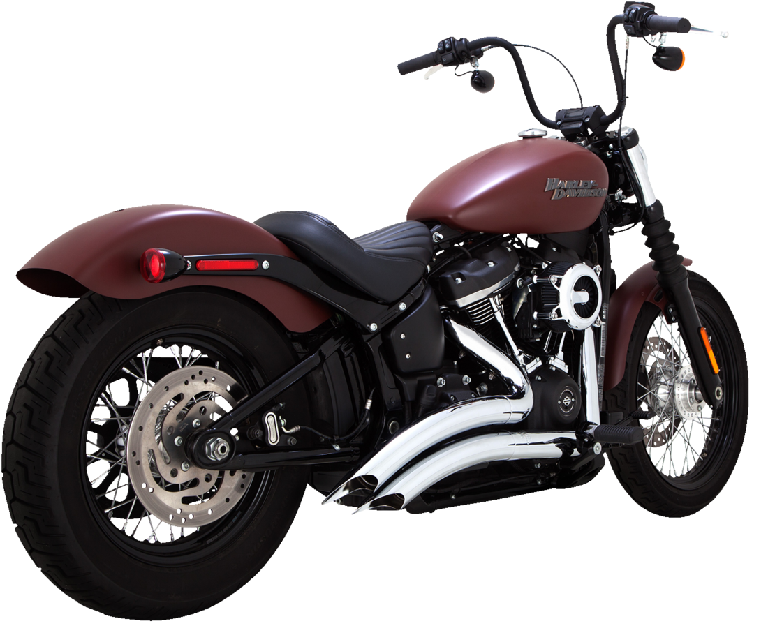 Sistema De Escape Big Radius Cromado Para Harley Davidson