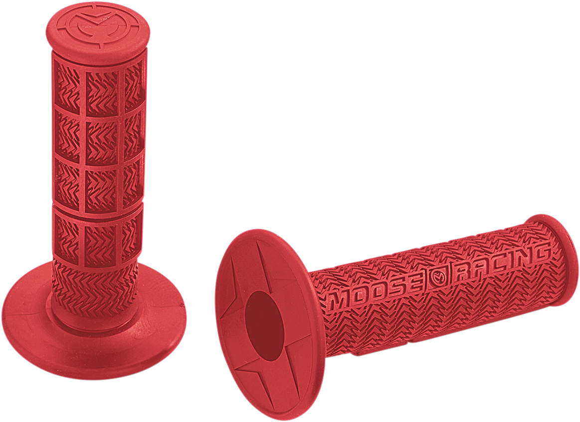 Puños Stealth MX Con Reborde Interno Rojo