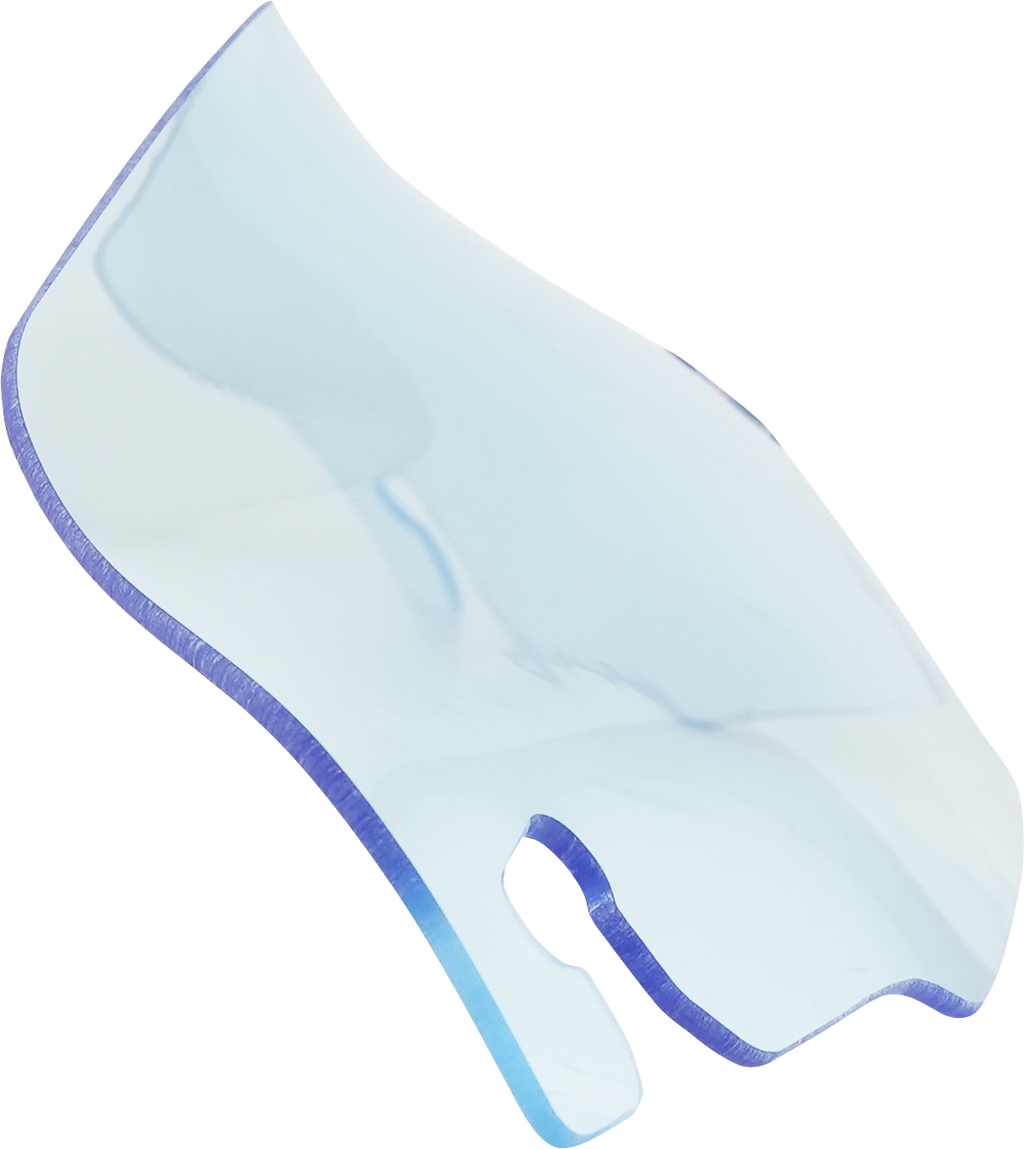 Flaretm Windschutzscheiben 89 mm (3,5 Zoll) Blau für Harley Davidson