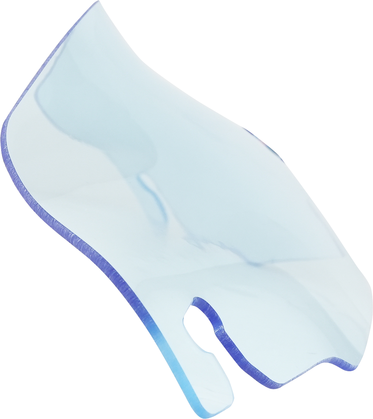 Flaretm Windschutzscheiben 89 mm (3,5 Zoll) Blau für Harley Davidson