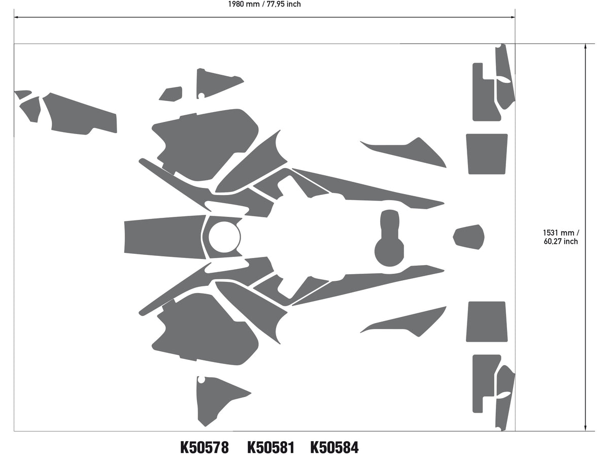 Full Body Decal Kits For BMW R1250GS Adventure 19-22