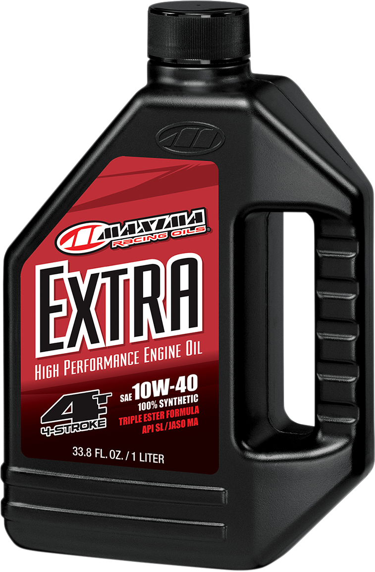 Aceite Motor 10W40 Maxima Racing Oil Extra 100% Synthetic Motorcycle Oil amsoil MCFQT AUV40QT DB40QT ASFQT