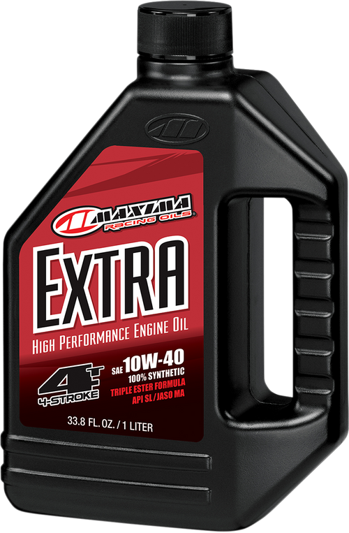 Aceite Motor 10W40 Maxima Racing Oil Extra 100% Synthetic Motorcycle Oil amsoil MCFQT AUV40QT DB40QT ASFQT
