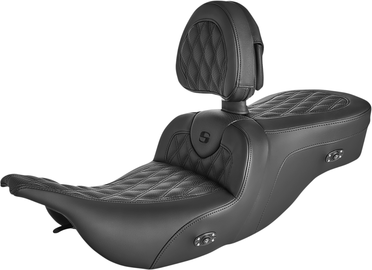 Heated Road Sofa Ls Seat For Harley Davidson
