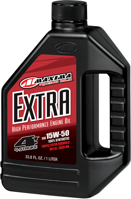 Aceite Motor Maxima 15W-50 Extra High Performance Synthetic Motorcycle Oil 1L