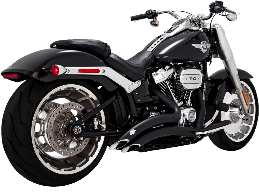 Sistema De Escape Big Radius Negro Para Harley Davidson