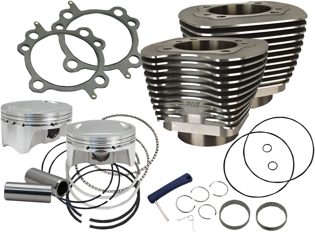 S&S 98" Bolt-In Big Bore Kit Black For Harley-Davidson Twin Cam 88 1999-2006