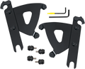 Kit Sujeccion Desmontable Negro Parabrisas Road Warrior Para Harley-Davidson