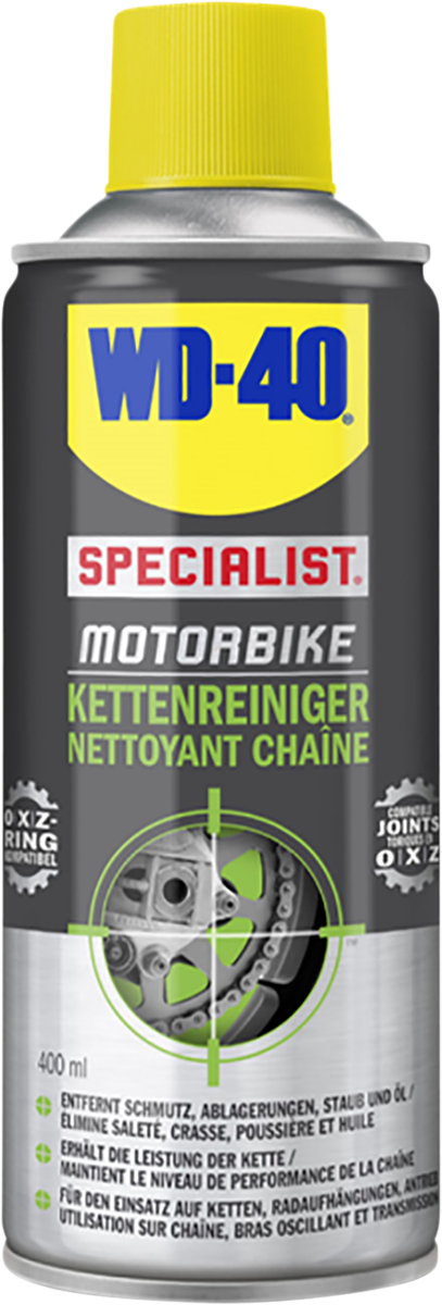 High Performance Chain Cleaner WD-40 Motorbike