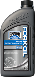 Aceite Horquillas Bel-Ray 5W High-Performance Fork Oil 1L harley-davidson 62600026 amsoil STLQT shock therapy