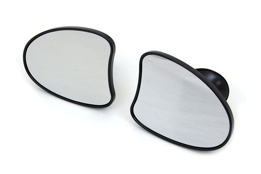 Black Tapered Fairing Mount Mirrors For Harley-Davidson Touring 2014 And Later