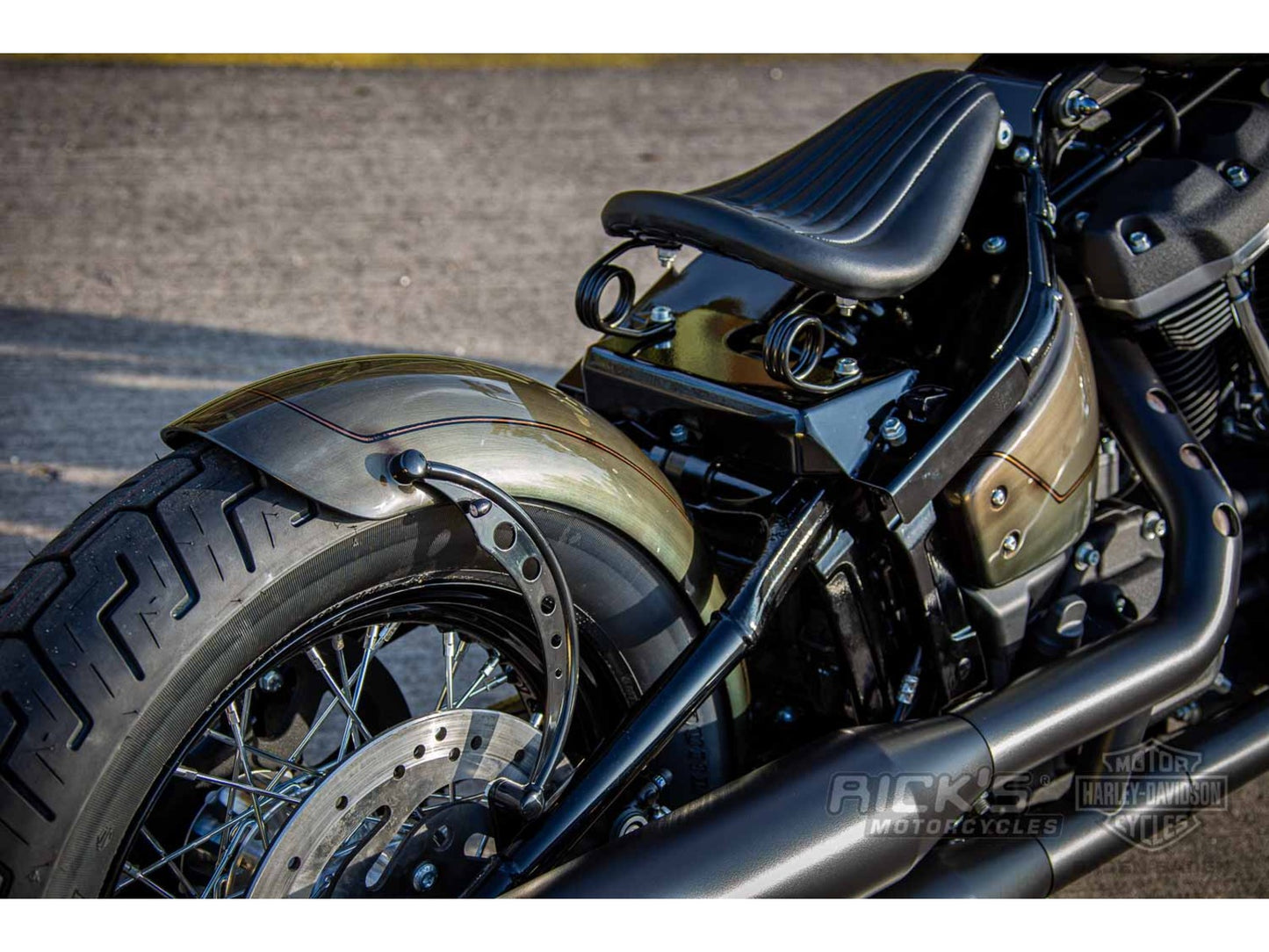Kit Soporte Asiento Muelles para Harley-Davidson Softail M8 Conversion de siège solo