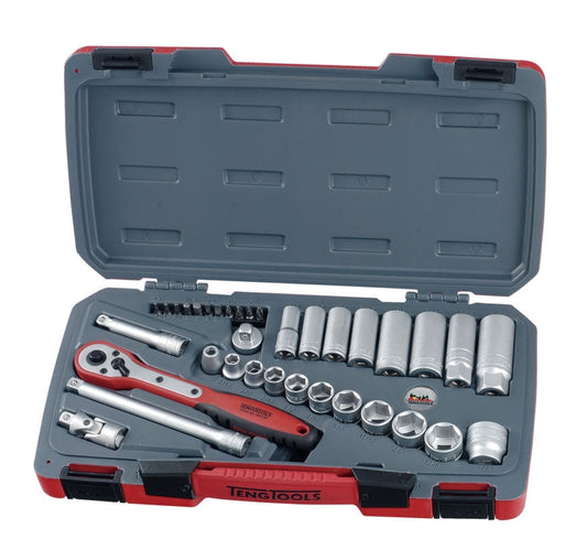 Teng Tools, 3/8" Socket Wrench Set. Us 35pc For Harley-Davidson