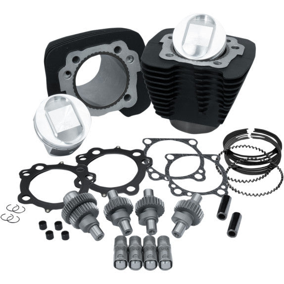 Conversie voor Harley-Davidson Sportster 883 tot 1200 Big Bore S & S Hooligan Kit