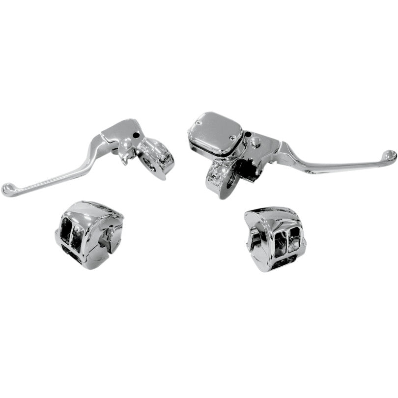 Mandos Manillar Para Harley-Davidson Softail Y Dyna Chrome Handlebar Control Kit