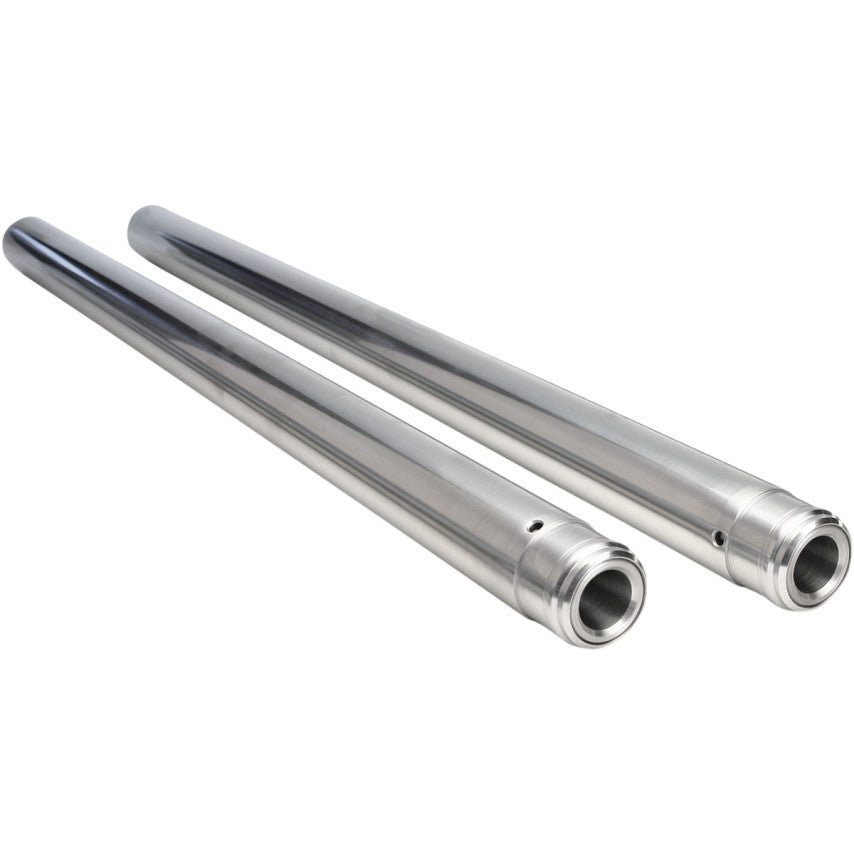 Pair Of Chrome Fork Tubes Stock Length For Harley-Davidson Touring 1997-2013