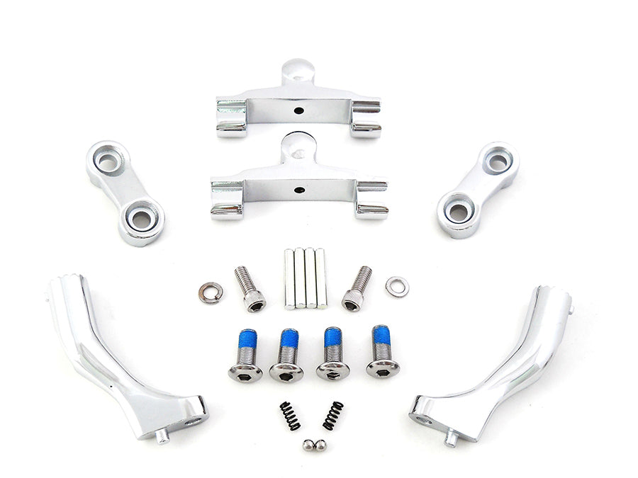 Adjustable Passenger Footboard Mount Kit For Harley-Davidson Touring 1993-Up