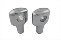 3.6" Chrome Fat Bar Riser Kit For Harley-Davidson