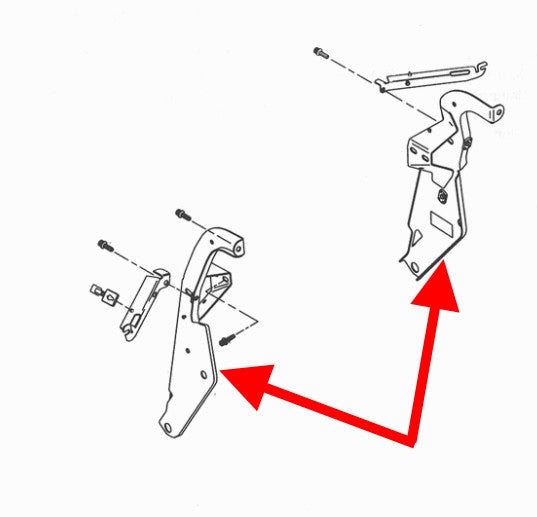 Soportes Radio Carenado Para Harley-Davidson Strong Arm Inner Support Brackets