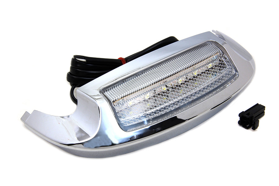 LED Front Fender Tip Light Clear Lens For Harley-Davidson