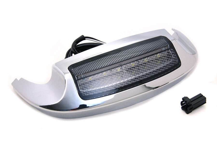 LED Front Fender Tip Light Smoke Lens For Harley-Davidson