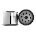 Filtro Aceite Cromado Mini Para Harley-Davidson Evolution