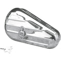 Linke Seite Chrom Oval Werkzeugkasten für Harley-Davidson