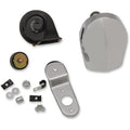 Hupen-Kit für Harley-Davidson, 12 V, Chrom, lautes seitlich montiertes Hupen-Kit