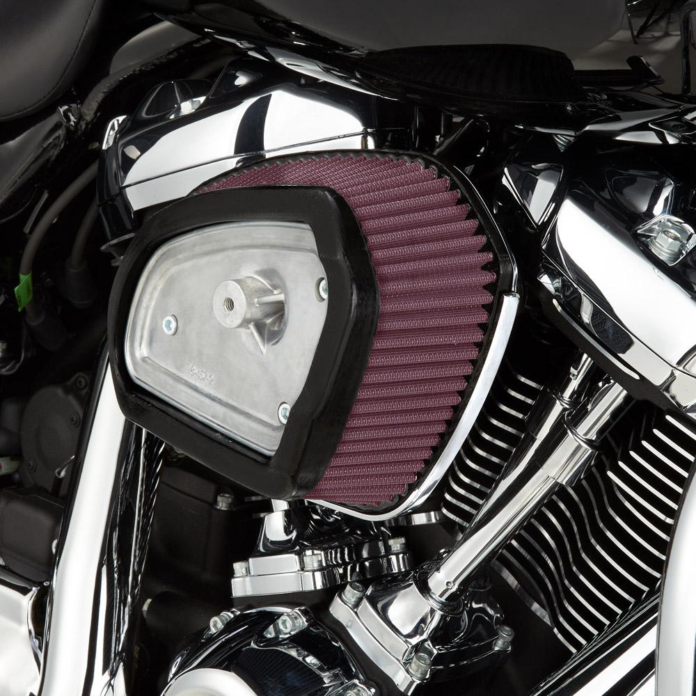 High-Flow Air Cleaner Kit Wedge Big Sucker For Harley-Davidson Touring M8