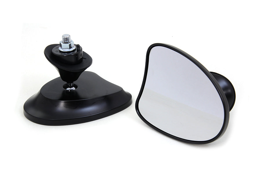 Black Tapered Fairing Mount Mirrors For Harley-Davidson Touring 2014 And Later