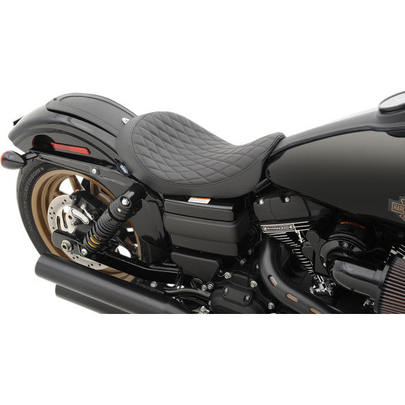 Premium Low Profile Sitz für Harley-Davidson® Dyna® 2006-Up Niedriger Solositz