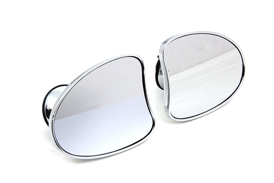 Chrome Tapered Fairing Mount Mirrors For Harley-Davidson Touring 2014 And Later