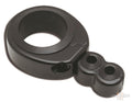 CABLE CLAMP 1 1/4-1 1/2" DUAL THROTTLE / CLUTCH CABLE, BLACK For Harley-Davidson