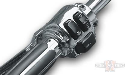 Chrome Switch Housing Kit For Harley-Davidson